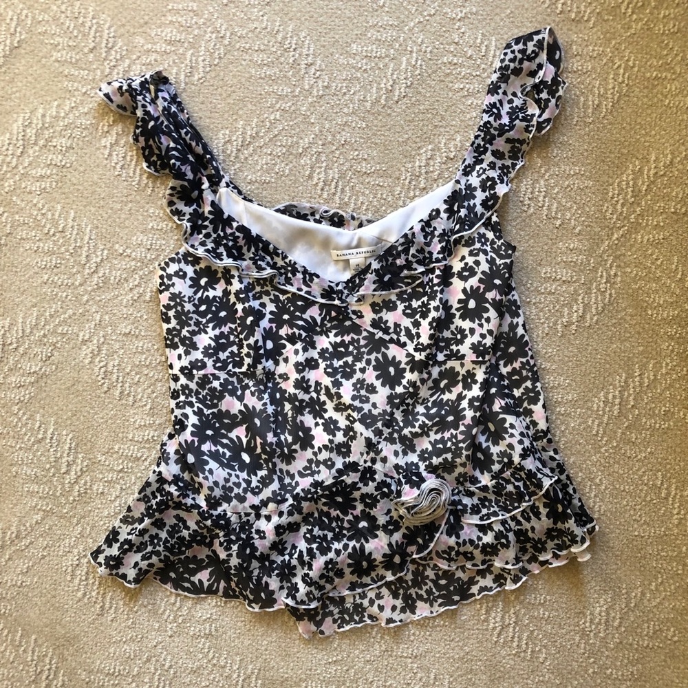 Banana Republic Floral Blouse